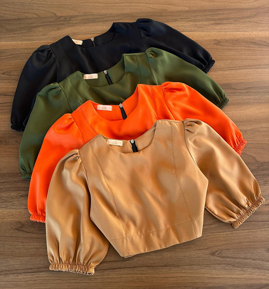 Cropped Alfaiataria Olivia